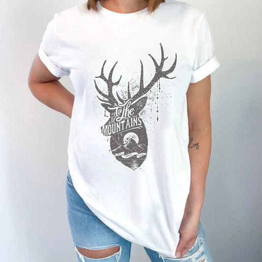 To The Mountains T-shirt, Deer T-Shirt, Wild T-shirt, Camping Shirt, Adventure T-shirt, Outdoor T-Shirt, Nature Shirt, Travel Shirt