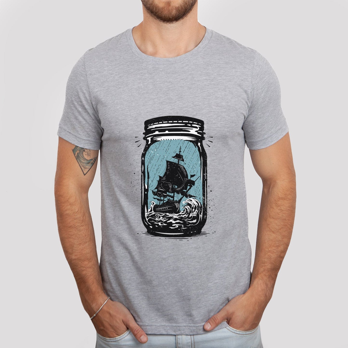 T-shirt de bateau piégé, t-shirt de voyage en bateau, t-shirt d'aventure, t-shirt d'extérieur, t-shirt nature, t-shirt de voyage, bateau pirate, cadeaux pour voyageur