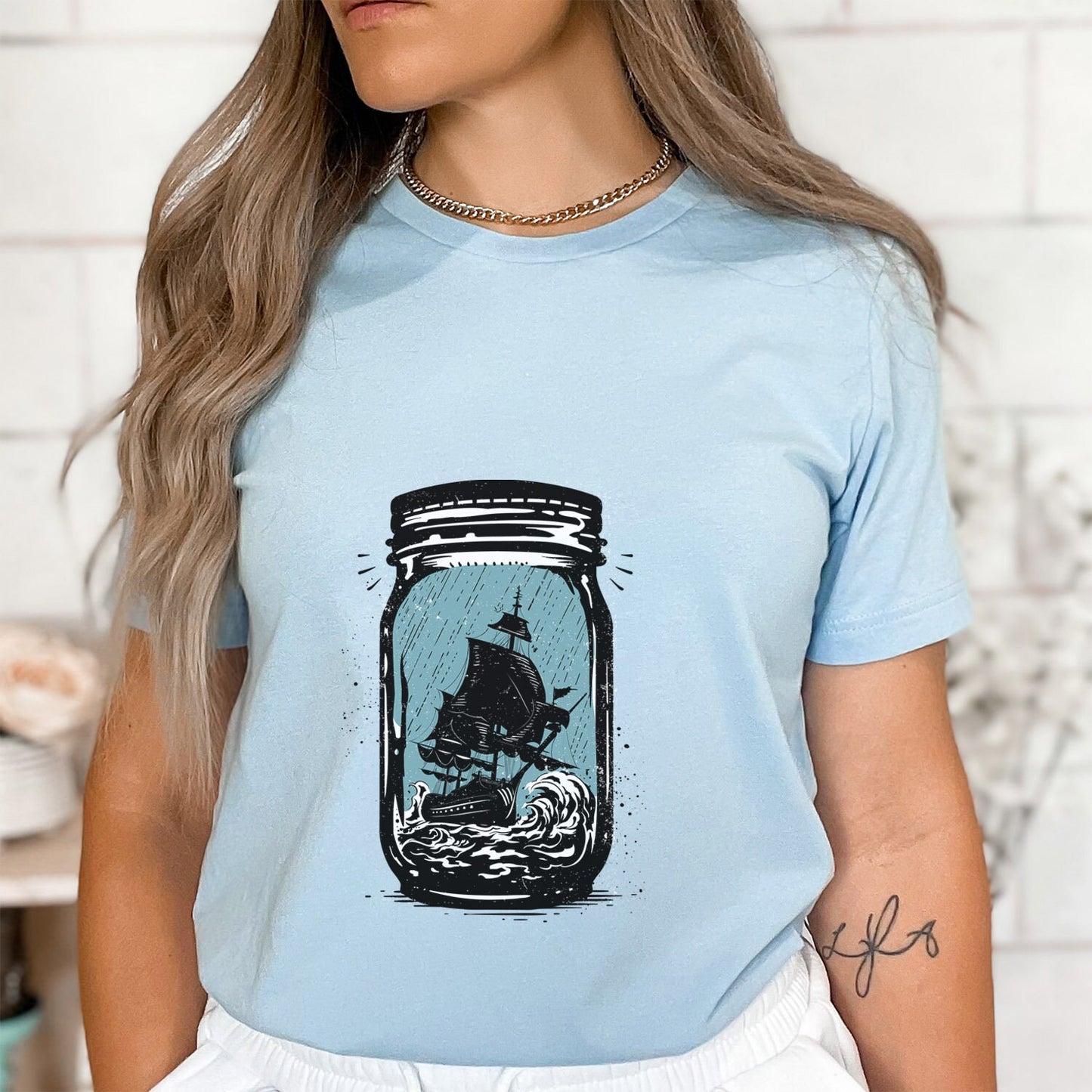 T-shirt de bateau piégé, t-shirt de voyage en bateau, t-shirt d'aventure, t-shirt d'extérieur, t-shirt nature, t-shirt de voyage, bateau pirate, cadeaux pour voyageur