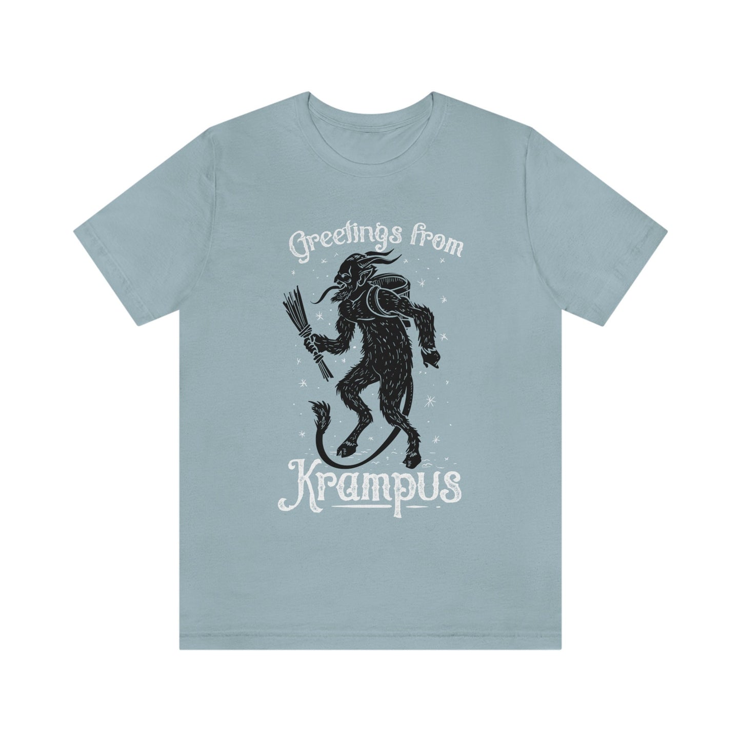 Krampus T-shirt, Horror T-Shirt, Demon T-Shirt, Skeleton T-Shirt, Heavy Metal Lovers Gift T-shirt, Gothic T-Shirt, Witchy Clothing