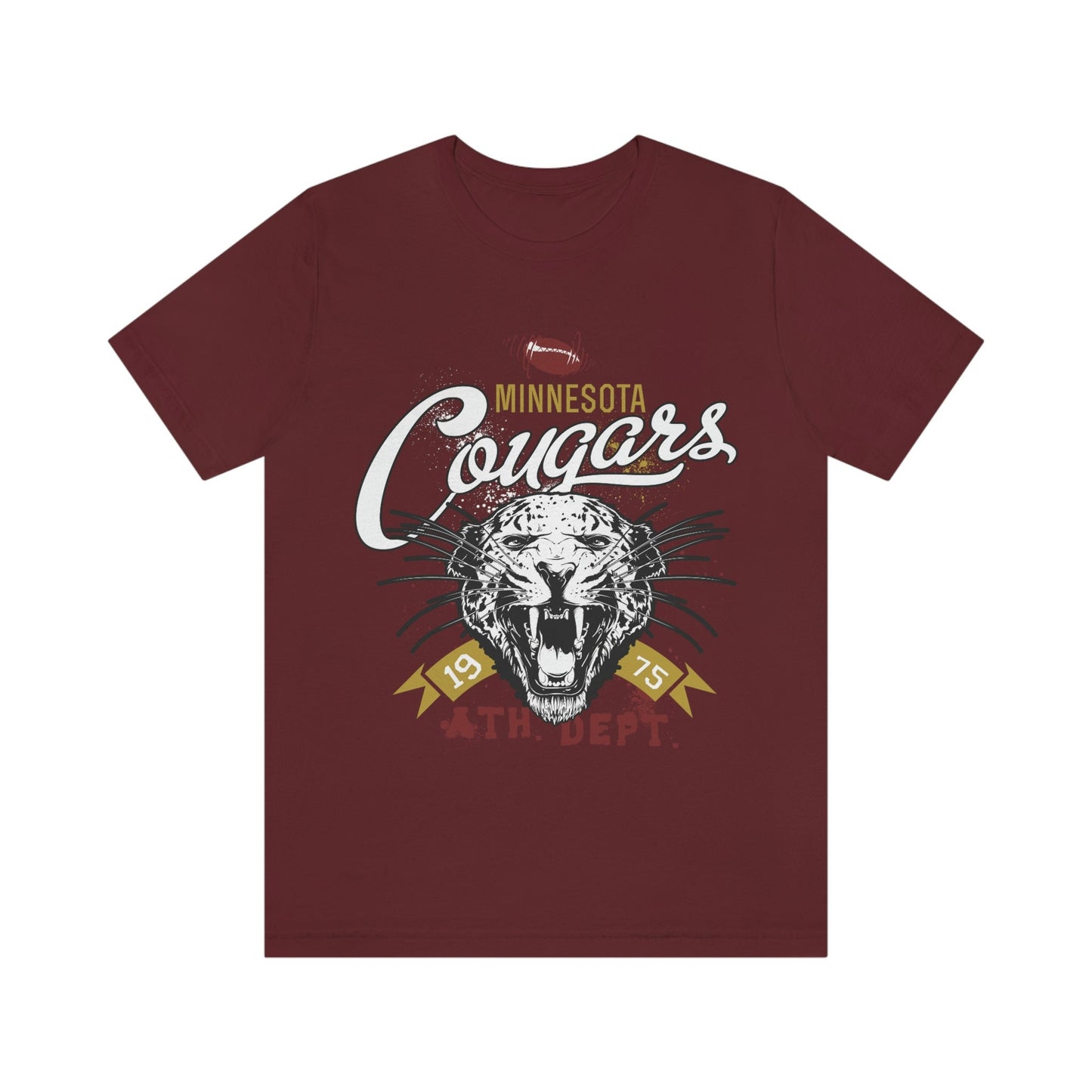 Minnesota Cougars T-shirt, Cougars Shirt, Tiger Shirt, Cat T-shirt, Baseball Shirt, Basketball Sport Shirt, T-shirt for Men, Cat Shirt