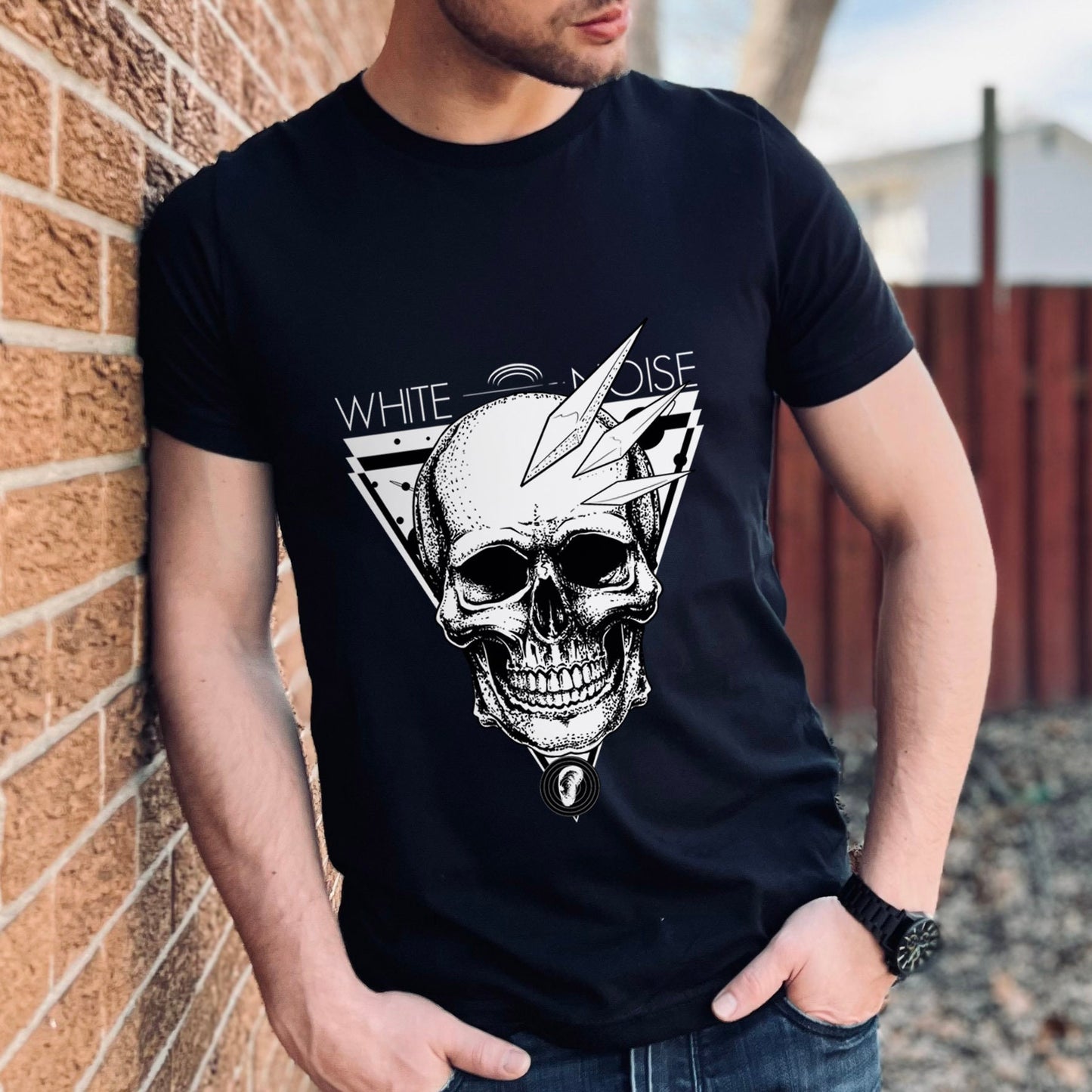 Skull T-shirt, T-shirt with Skeleton, Scary Skeleton Shirt, Horror T-Shirt, Gothic Shirt, Gift for Him, Gift for Her