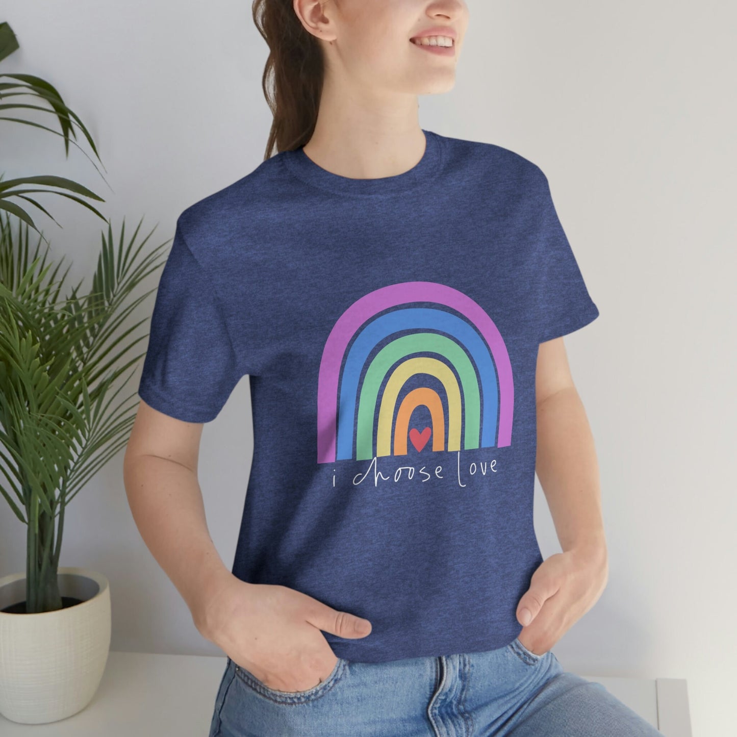 T-shirt « Je choisis l'amour », T-shirt arc-en-ciel, T-shirt Love Parade, T-shirt de soutien LGBTQ, T-shirt Pride, T-shirts de gentillesse, T-shirt Gay Pride, T-shirt Égalité