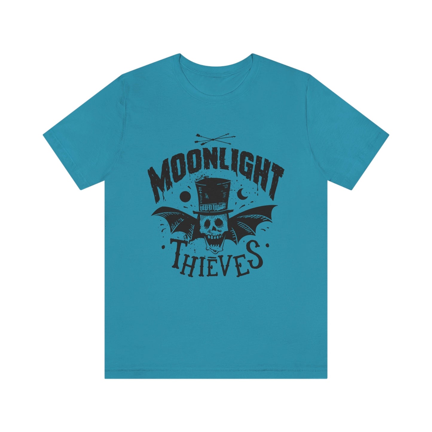 Moonlight Thieves T-shirt, Horror Shirt, Skeleton T-shirt, Bat Shirt,  T-shirt, Shirt with Bat and Wings, Celestial Moon Shirt