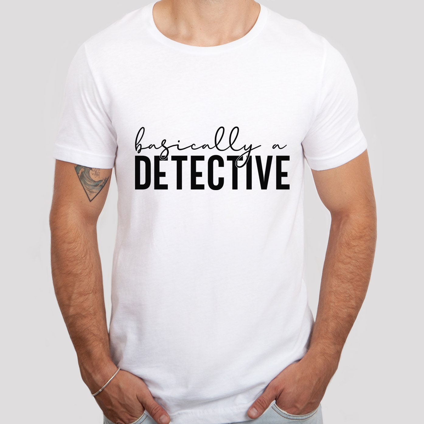 Basically a Detective Shirt, True Crime T-Shirt, Crime Show Shirts, Crime Fan Shirt, Murder Fan Shirt, Murderer T Shirt, Crime Series Shirt