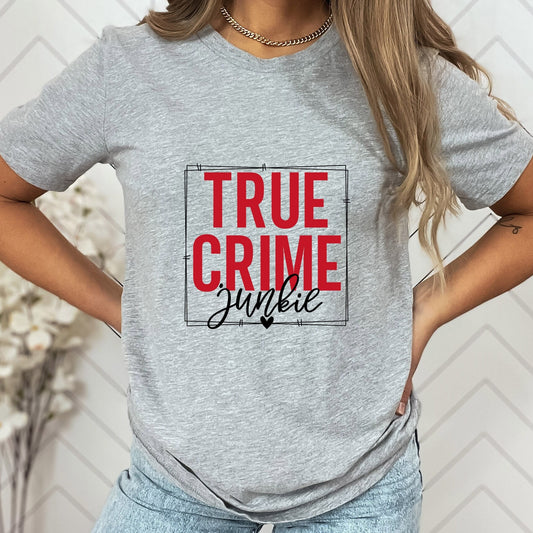 T-shirt True Crime, T-shirt Serial Killer, T-shirts drôles, T-shirt Meurtrier, T-shirt Films Policiers, T-shirt Cadeau, Cadeaux Séries de Films