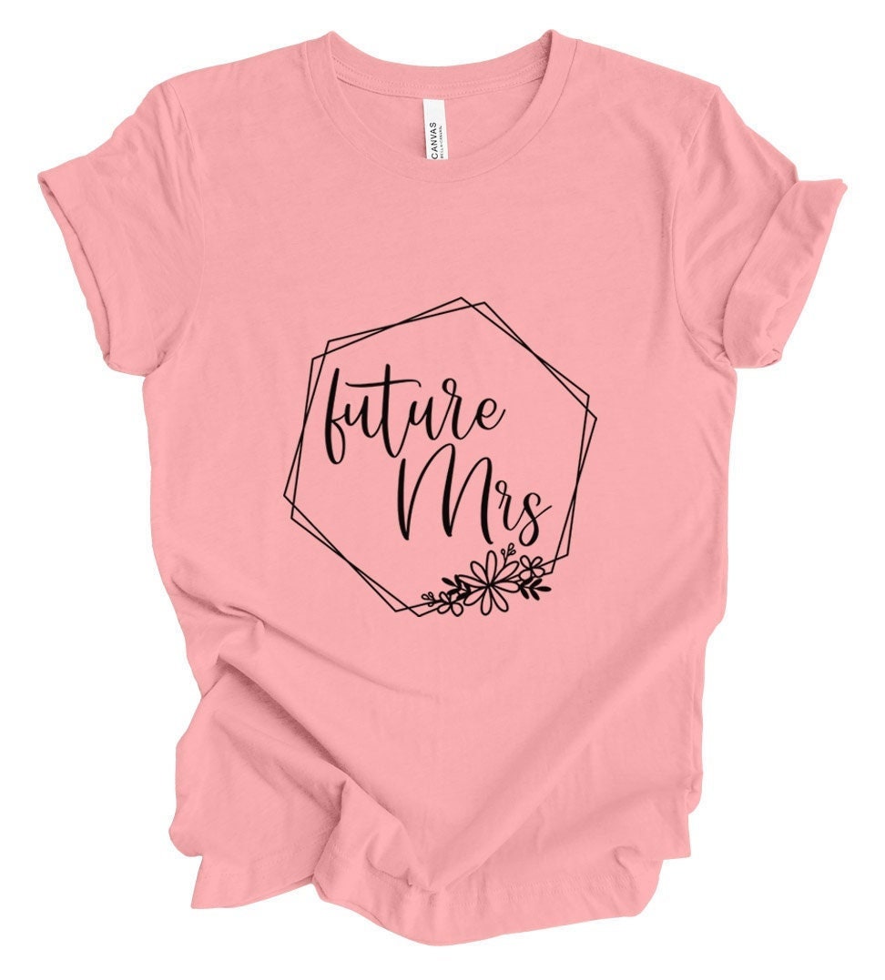 T-shirt Future Mrs, T-shirt de mariée, T-shirt de fleurs de marguerite de mariée, T-shirt de mariage, T-shirt de mariée, T-shirt de douche nuptiale, T-shirt cadeau pour la mariée