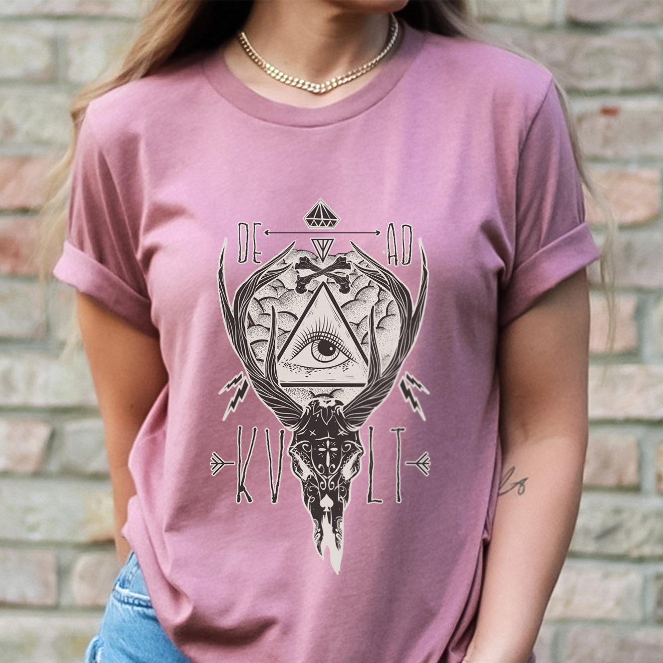 T-shirt Dead Kvlt, T-shirt Eye, T-shirt Skull, T-shirt Heavy Metal, T-shirt Moto, T-shirt Effrayant, T-shirt Horreur, T-shirt Rockers,