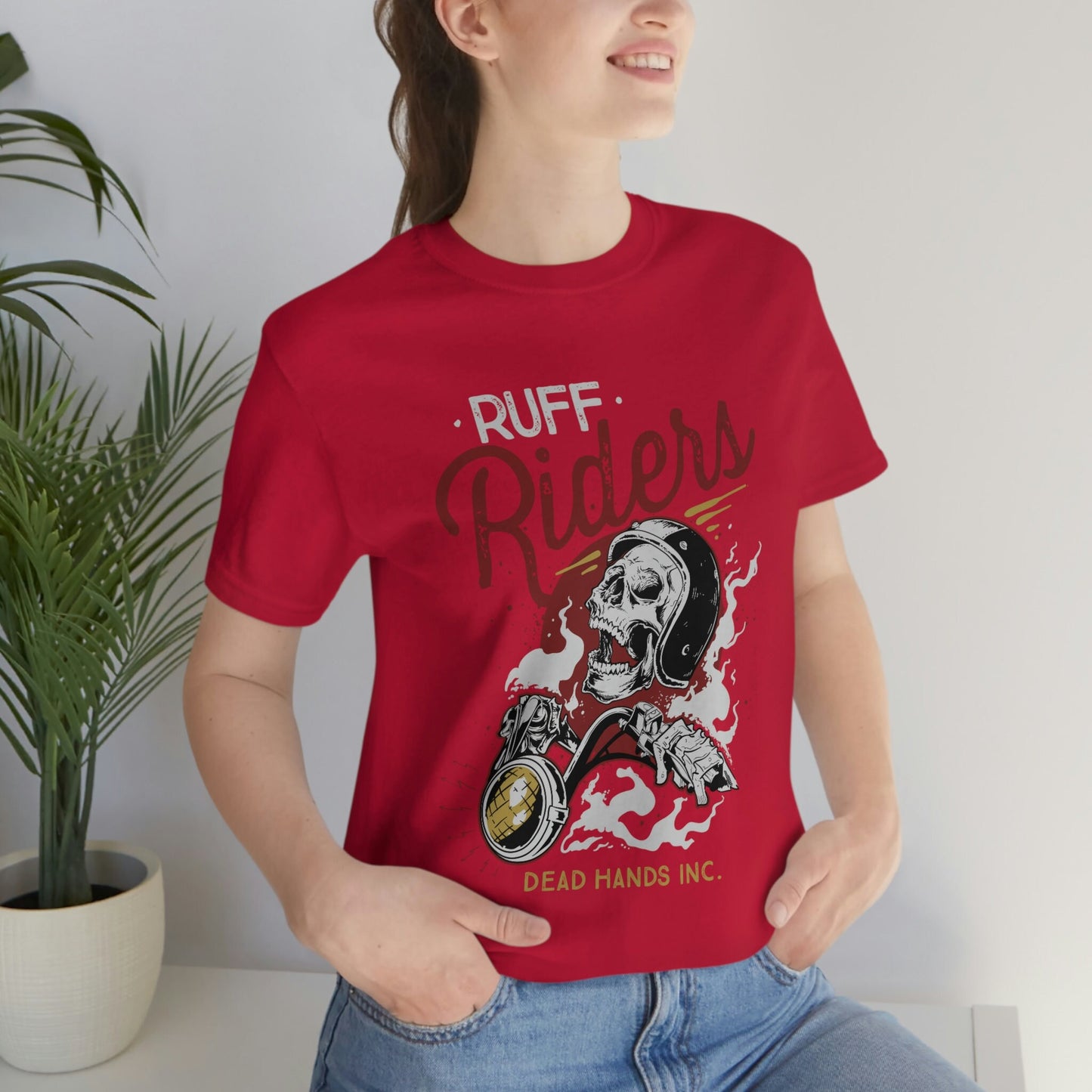 T-shirt Ruff Riders, T-shirt moto, T-shirt Rider, T-shirt pour les amoureux de la moto, T-shirt Biker, Cadeaux moto, T-shirt pour amoureux de la moto