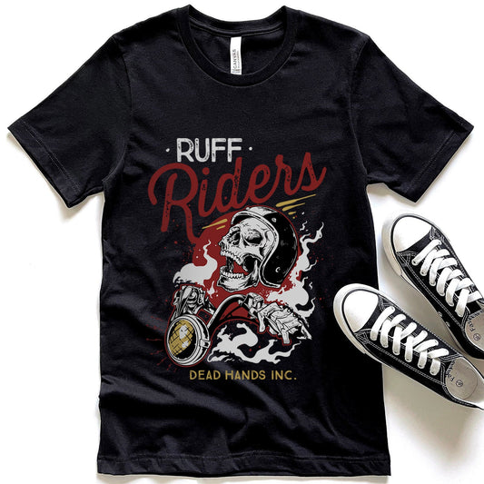 T-shirt Ruff Riders, T-shirt moto, T-shirt Rider, T-shirt pour les amoureux de la moto, T-shirt Biker, Cadeaux moto, T-shirt pour amoureux de la moto