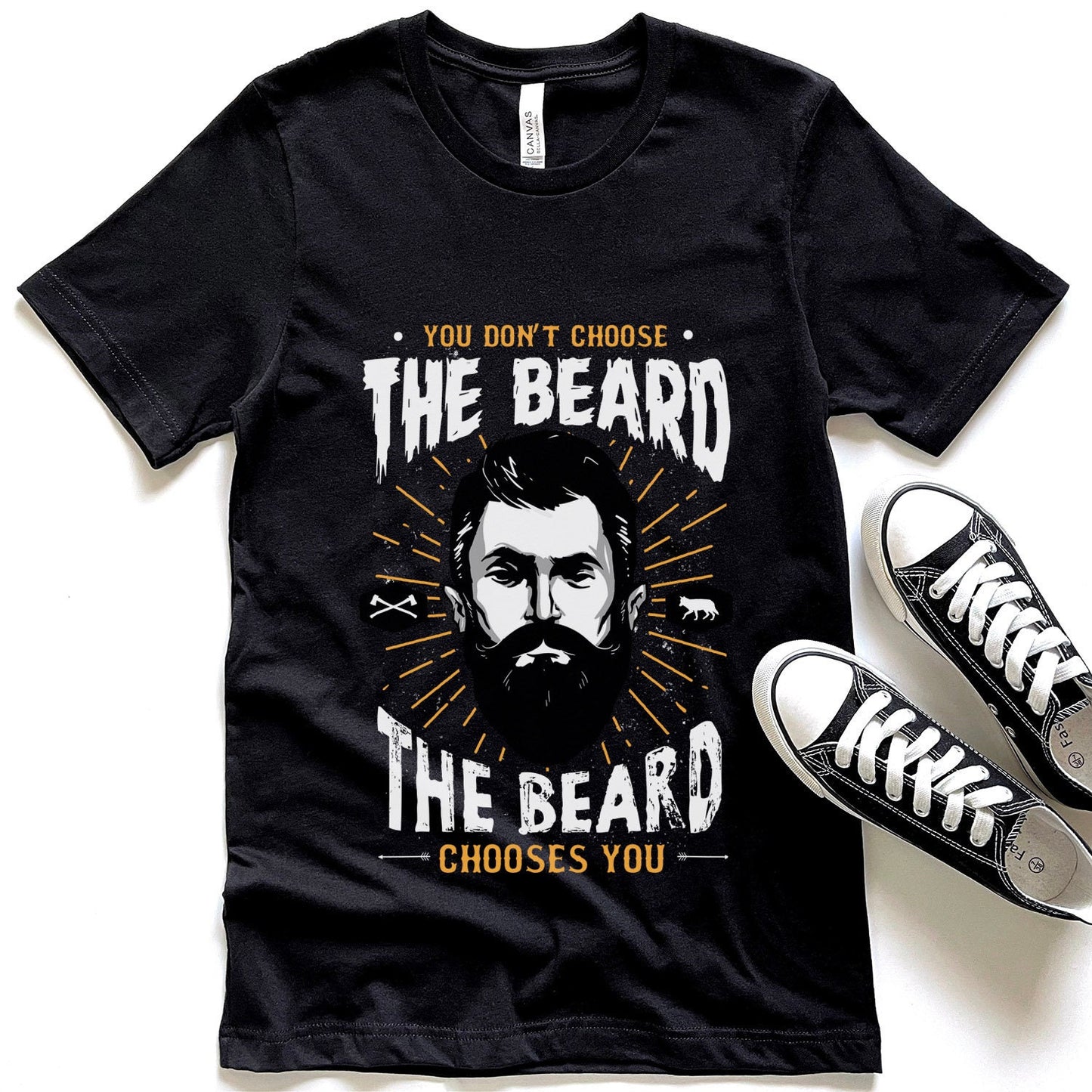 You Don't Choose the Beard the Beard Choses You T-shirt, Men Beard Shirt, Funny Beard Shirts, Beard Lover T-Shirt, Gift For Him