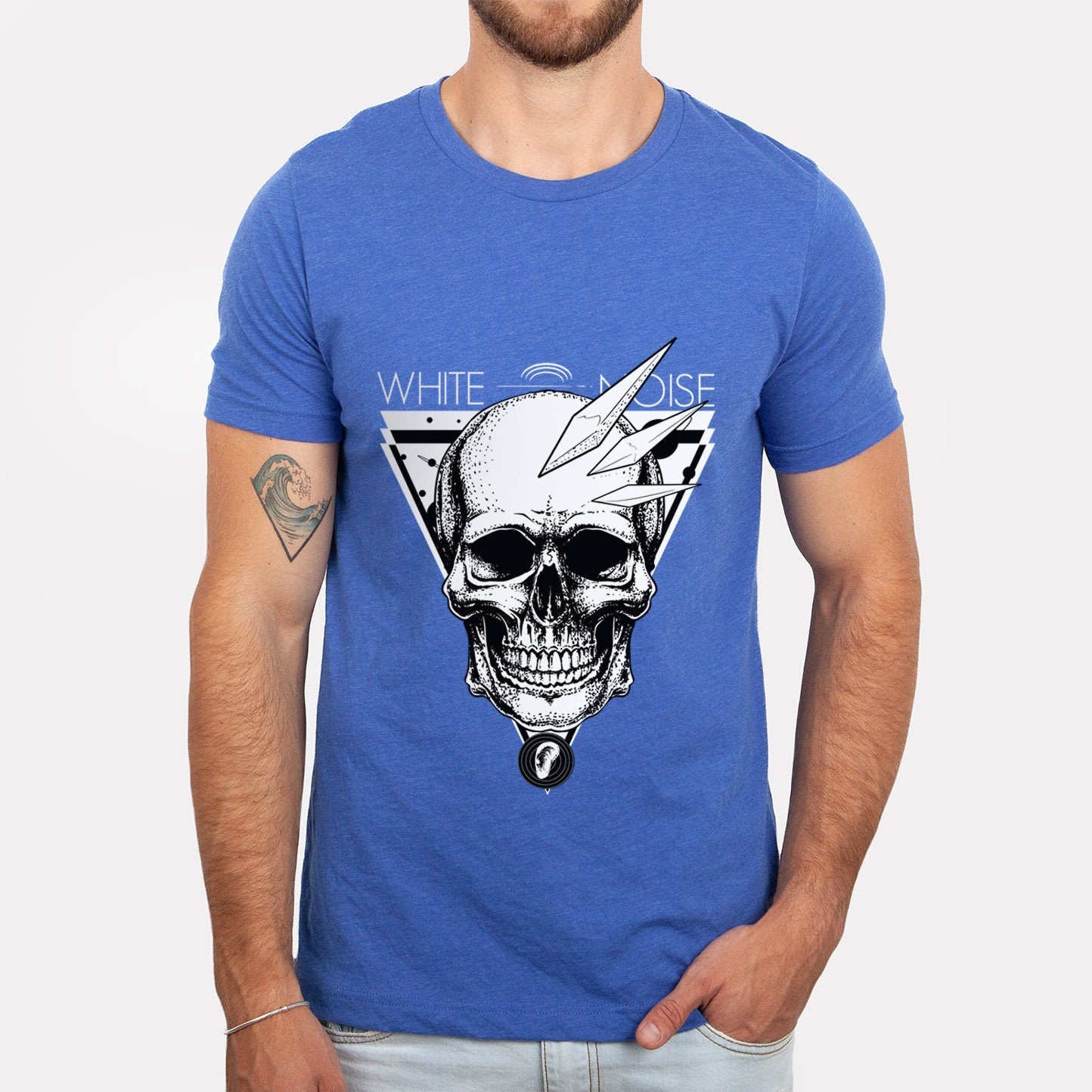 Skull T-shirt, T-shirt with Skeleton, Scary Skeleton Shirt, Horror T-Shirt, Gothic Shirt, Gift for Him, Gift for Her