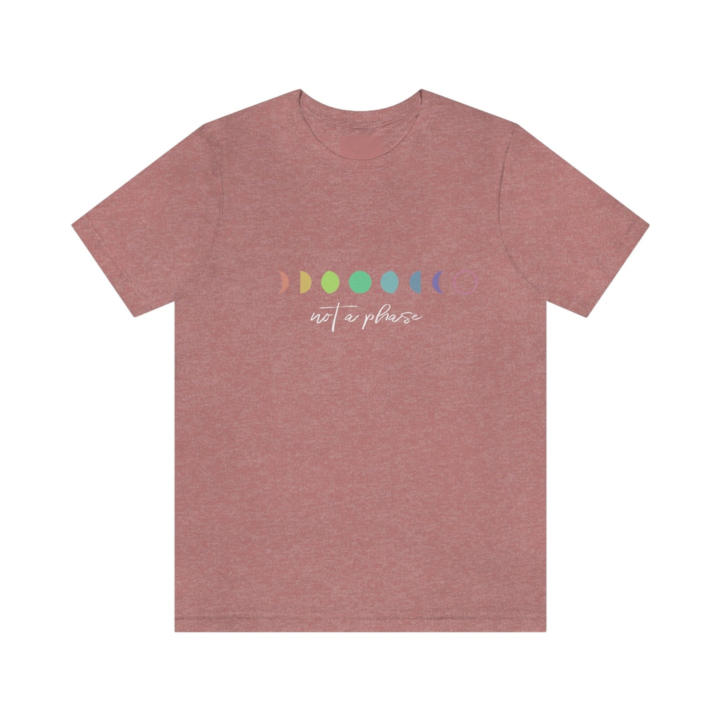 T-shirt Not a Phase, T-shirt Pride, T-shirt aux couleurs de l'arc-en-ciel, T-shirts de gentillesse, T-shirts de soutien LGBTQ, T-shirt Gay Pride, T-shirt Égalité