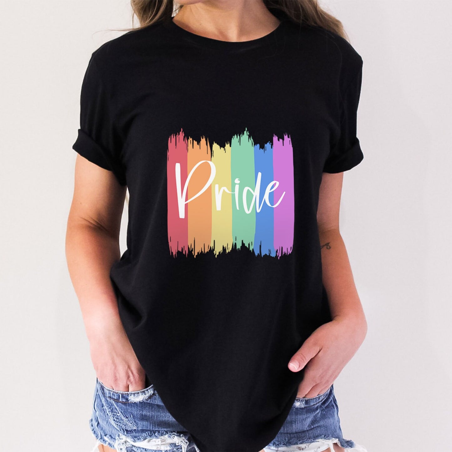 T-shirt arc-en-ciel, T-shirt Pride, T-shirt LGBTQ, T-shirts de gentillesse, T-shirts de soutien LGBTQ, T-shirt Gay Pride, T-shirt Égalité, L'amour c'est l'amour