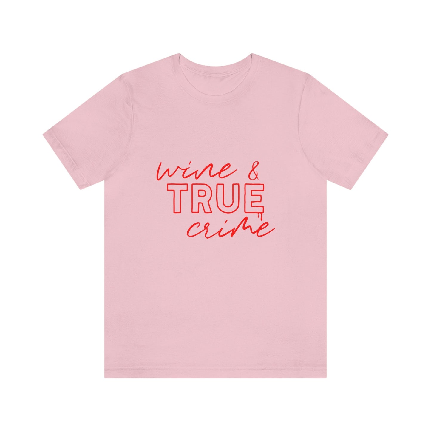 T-shirt Vin et True Crime, T-shirt True Crime, T-shirts drôles, T-shirt Meurtrier, T-shirt Films Policiers, T-shirt Cadeau Série Film