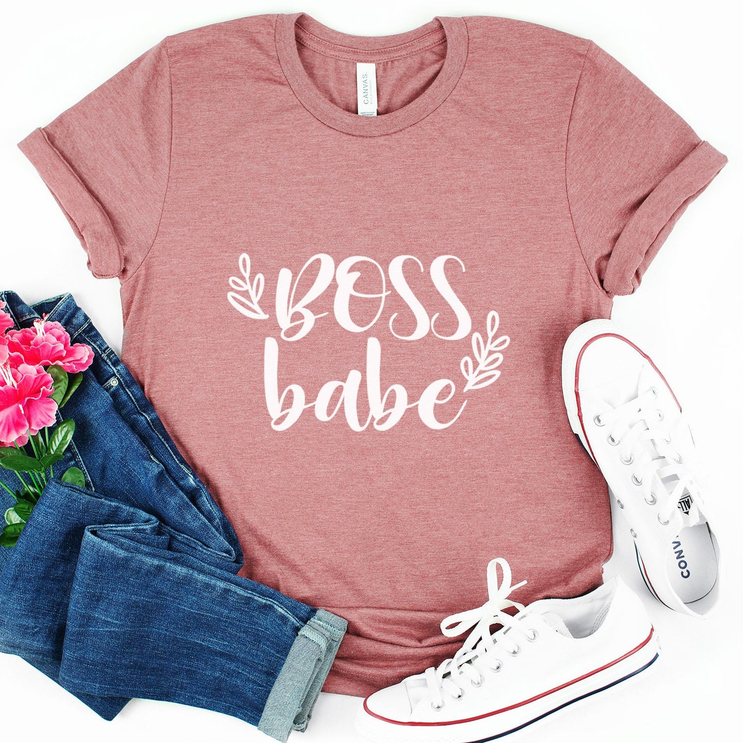 T-shirt Boss Babe, T-shirt Boss Mom, T-shirt Mama, T-shirt cadeau maman, Cadeau pour maman, T-shirt Mom Life, T-shirt Boss Mom Life