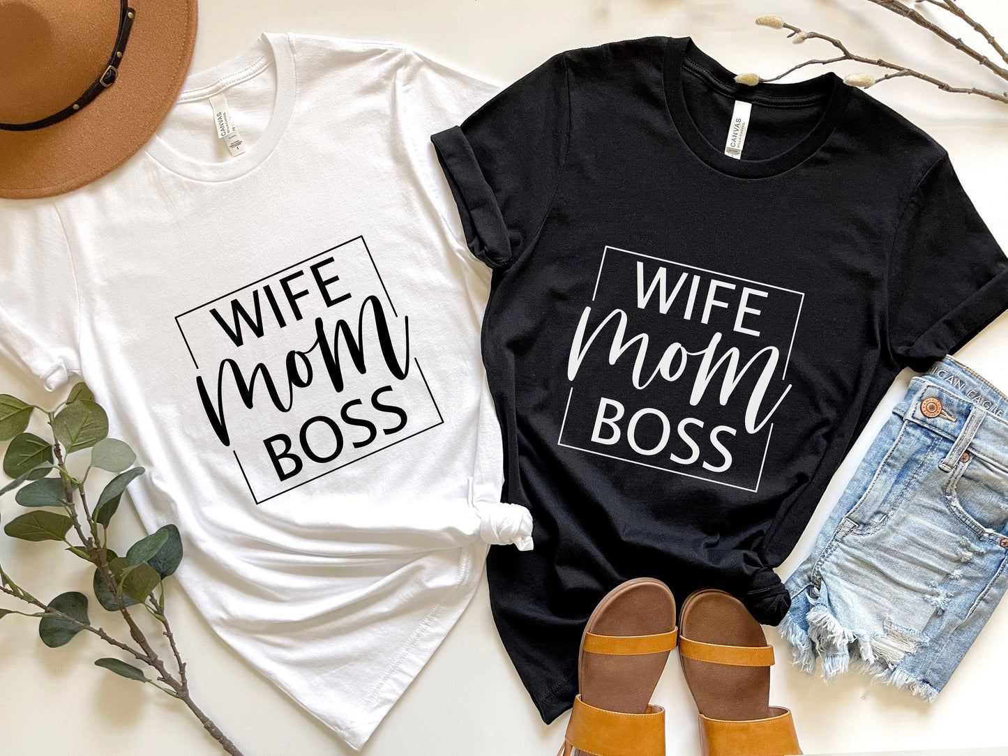 T-shirt femme maman patronne, t-shirt maman patronne, t-shirt maman d'affaires, t-shirt maman, t-shirt cadeau maman, cadeau pour maman, t-shirt vie de maman