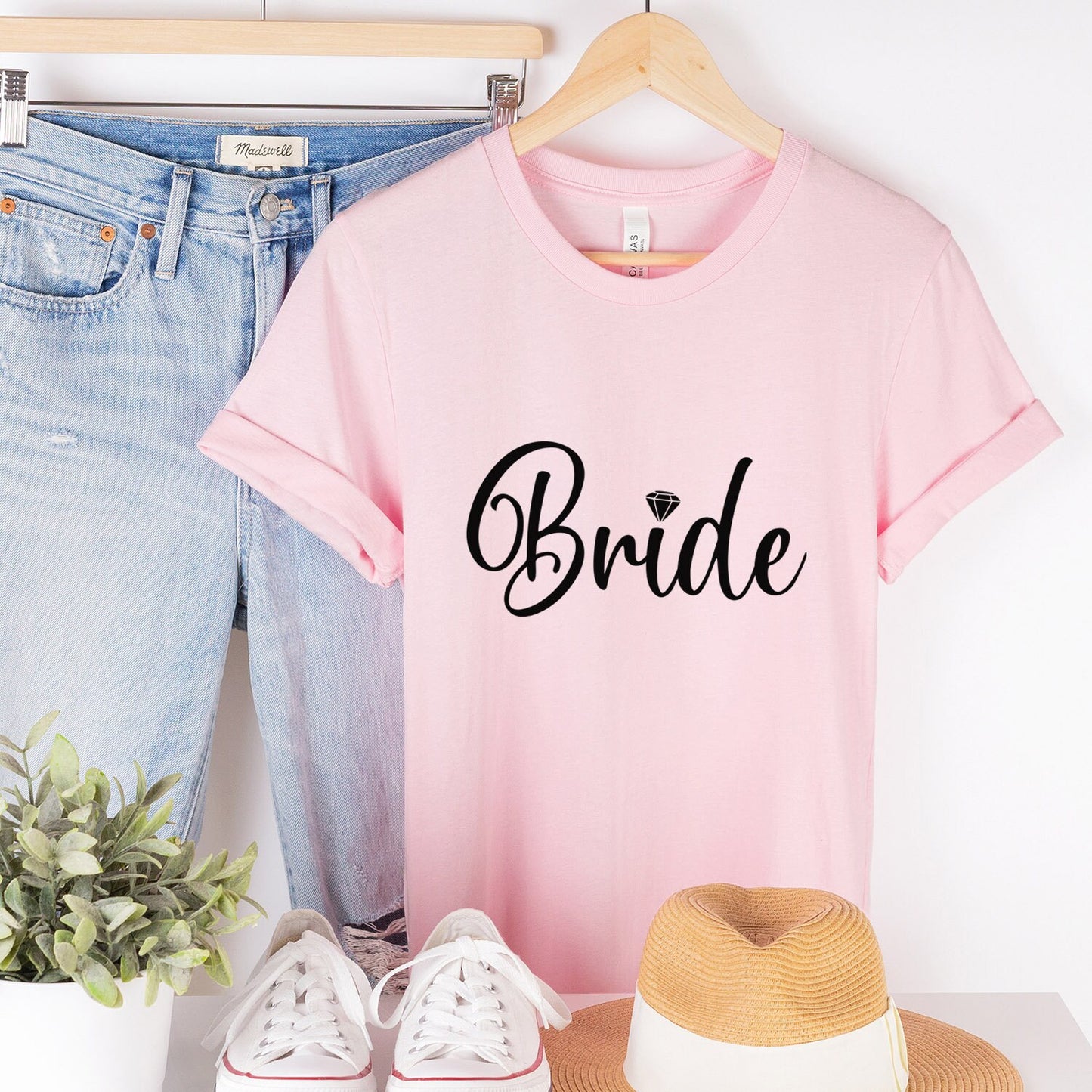 Bride T-shirt, Wedding Shirt, Bride Tee, Bridal Shower, Diamond T-shirt, Gift Shirt for Bride, Bachelorette Party Shirt, Hen Night Top