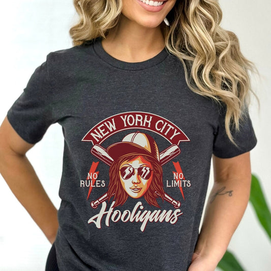 Holigan Girl T-shirt, New York City Holigans T-shirt, Bandits Shirt, Street Gangs Shirt, Wild West T-shirt, Funny Hipster Shirt