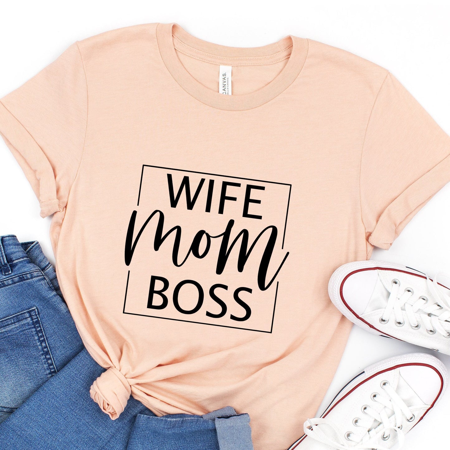 T-shirt femme maman patronne, t-shirt maman patronne, t-shirt maman d'affaires, t-shirt maman, t-shirt cadeau maman, cadeau pour maman, t-shirt vie de maman