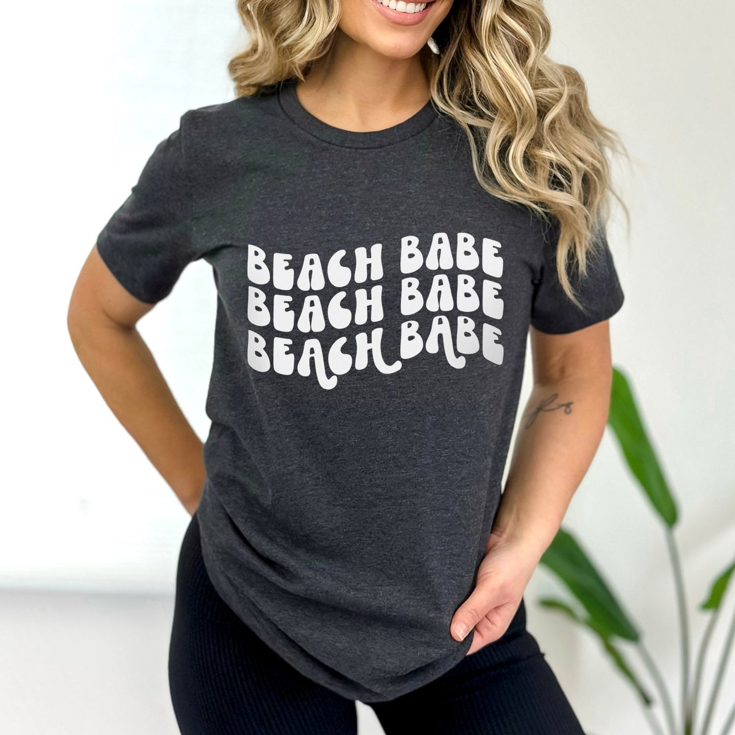 T-shirt Beach Babe, T-shirt Beach Vibes, T-shirts d'été pour femmes, T-shirts de plage pour femmes, T-shirt de vacances, T-shirt de plage pour femmes