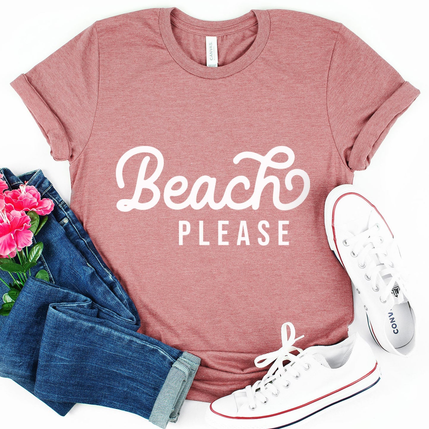 Beach Please T-shirt, Summer Shirts for Women, Beach Shirts for Women, Vacation Shirt, Sun and Beach Shirt, Women Beach Shirt