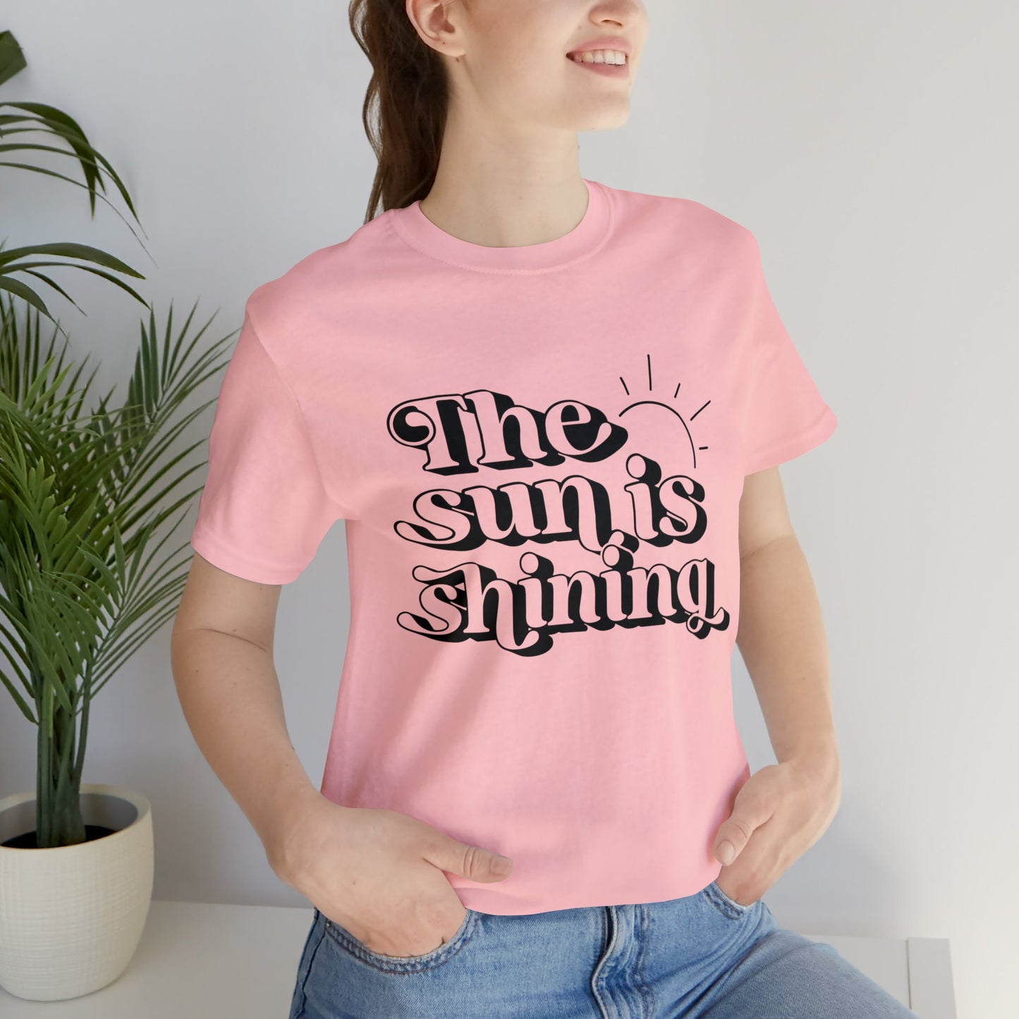 The Sun is Shining Shirt, Summer Shirt, Beach Shirts For Women, Vacation Shirt, Retro Style Shirt, Gift Summer Shirts