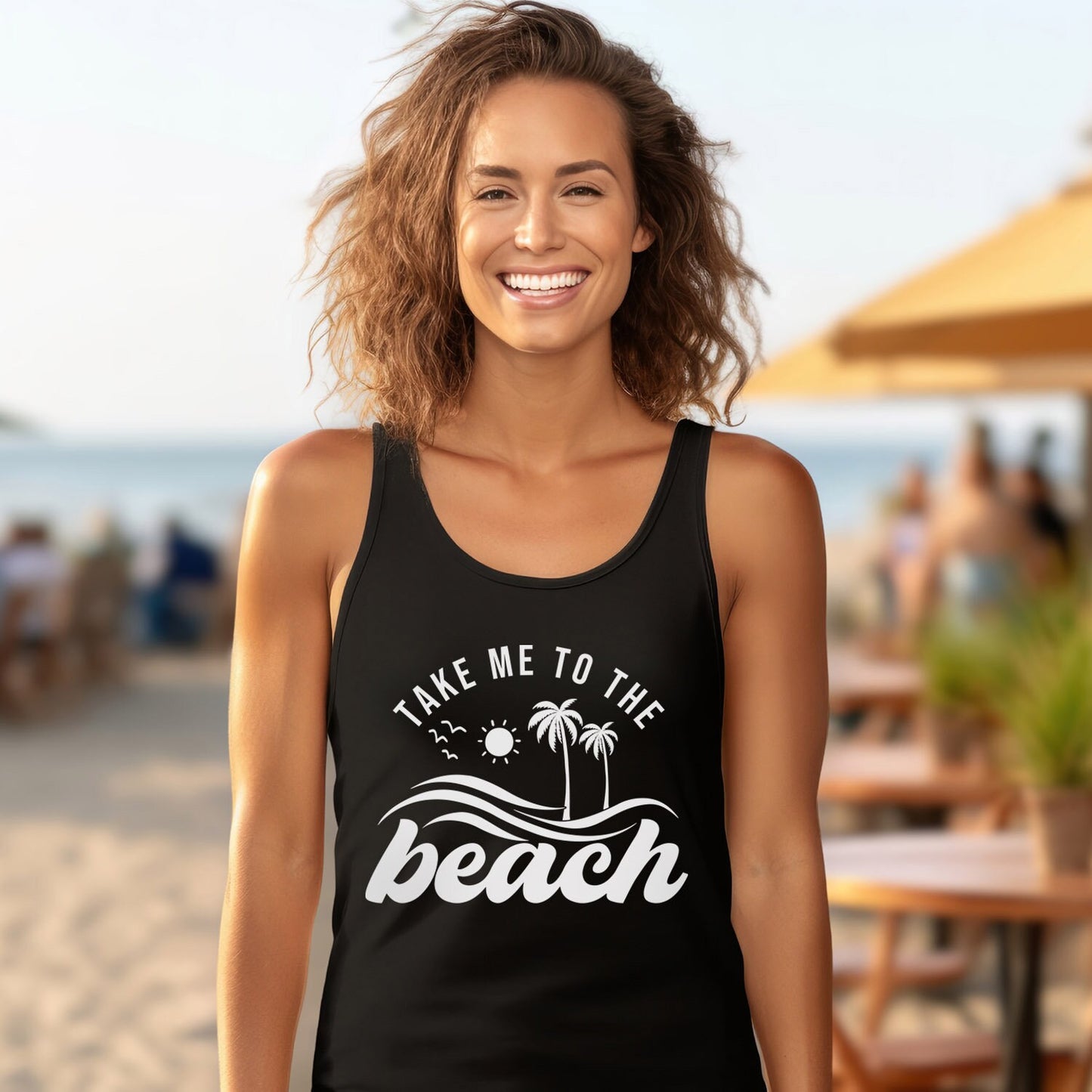 Take me to the Beach Tank, Retro Shirt, Beach Tank for Men, Summer Tank for Women, Beach Tank for Women, Vacation Tees