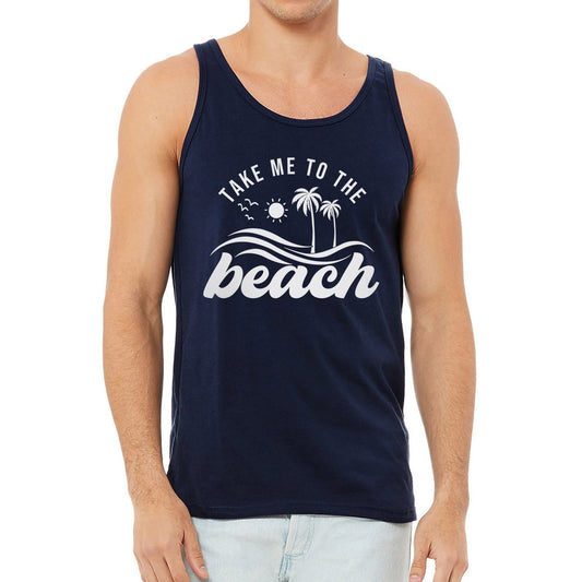 Take me to the Beach Tank, Retro Shirt, Beach Tank for Men, Summer Tank for Women, Beach Tank for Women, Vacation Tees