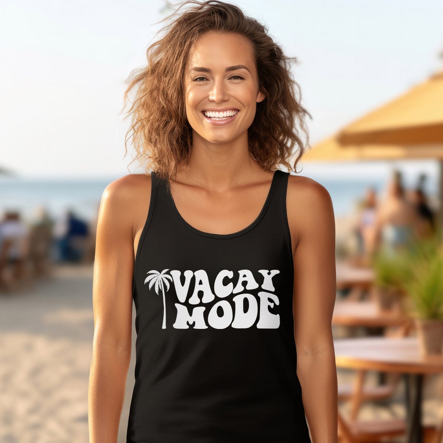 Vacation Mode Beach Tank Top, Retro Shirt, Beach Tank for Men, Summer Tank for Women, Beach Tank for Women, Vacation Tees