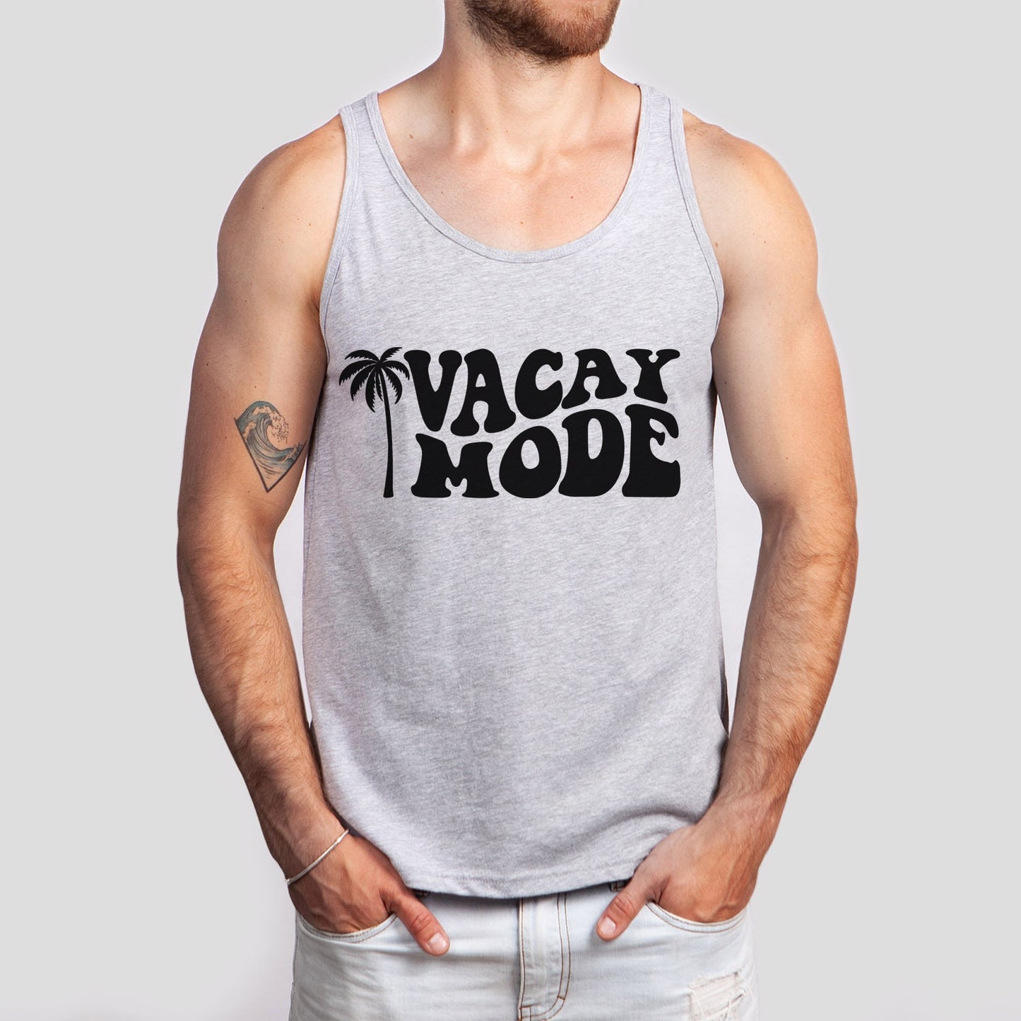 Vacation Mode Beach Tank Top, Retro Shirt, Beach Tank for Men, Summer Tank for Women, Beach Tank for Women, Vacation Tees