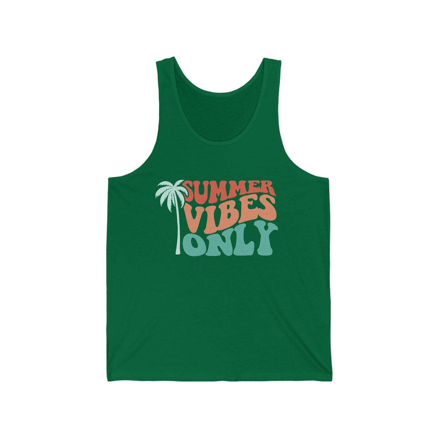 Summer Vibes Only Tank Shirt, Retro Shirts, Tank for Summer, Women Tank Top, Men Tank Top, Beach Shirts, Vacation Shirt