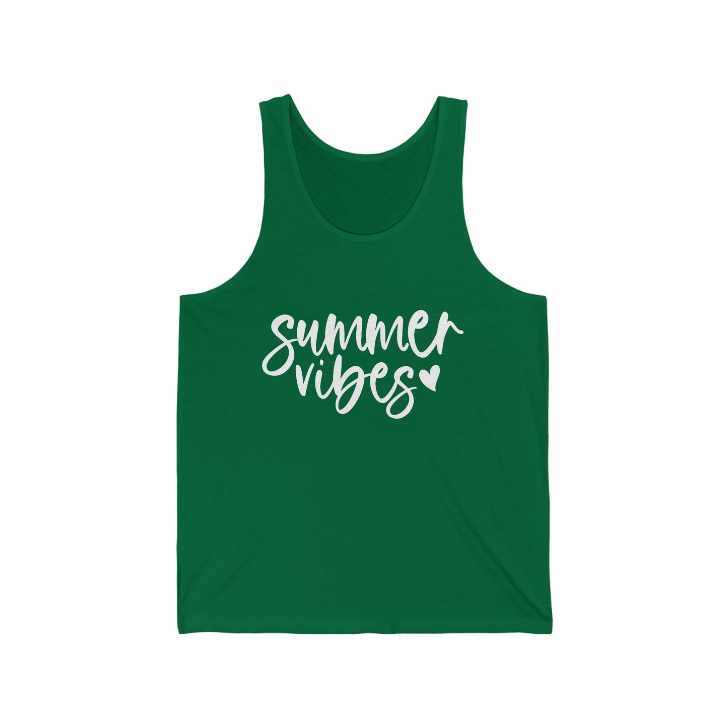 Summer Vibes Tank Top, Summer Tee for Women, Summer Shirts, Beach Tanks for Women, Vacation Shirt, Beach Shirts