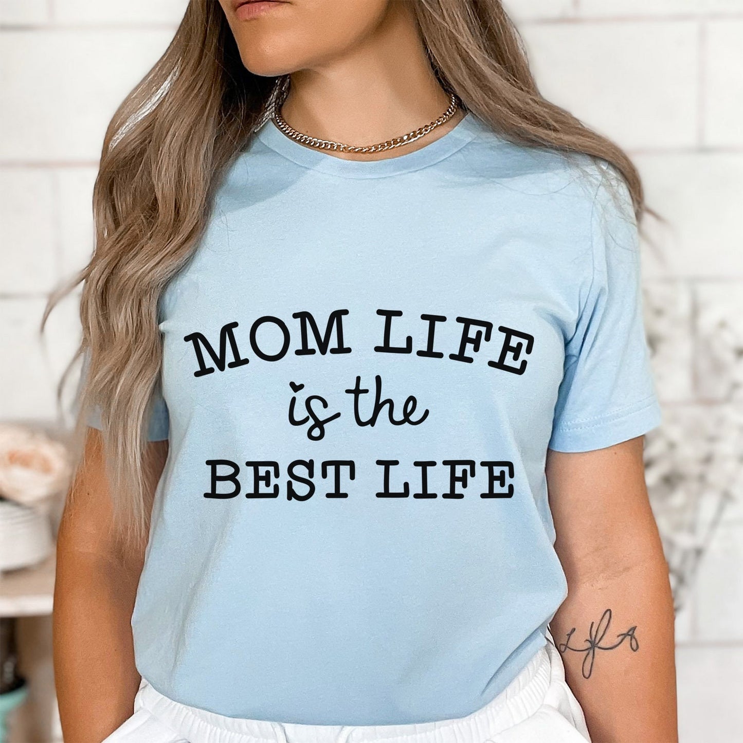 T-shirt « La vie de maman est la meilleure vie », cadeau pour maman, cadeau pour la fête des mères, t-shirt « La vie de maman », t-shirt « Parentalité », t-shirt pour maman