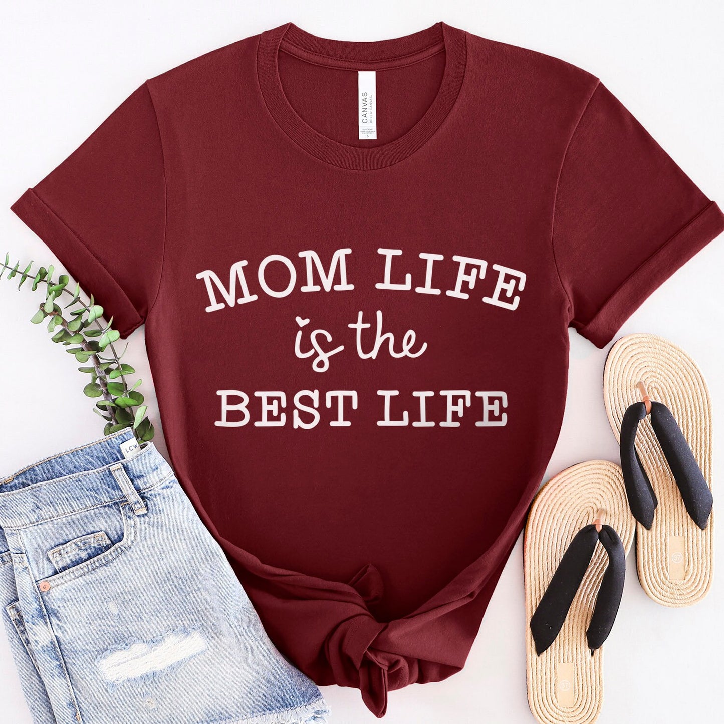 T-shirt « La vie de maman est la meilleure vie », cadeau pour maman, cadeau pour la fête des mères, t-shirt « La vie de maman », t-shirt « Parentalité », t-shirt pour maman