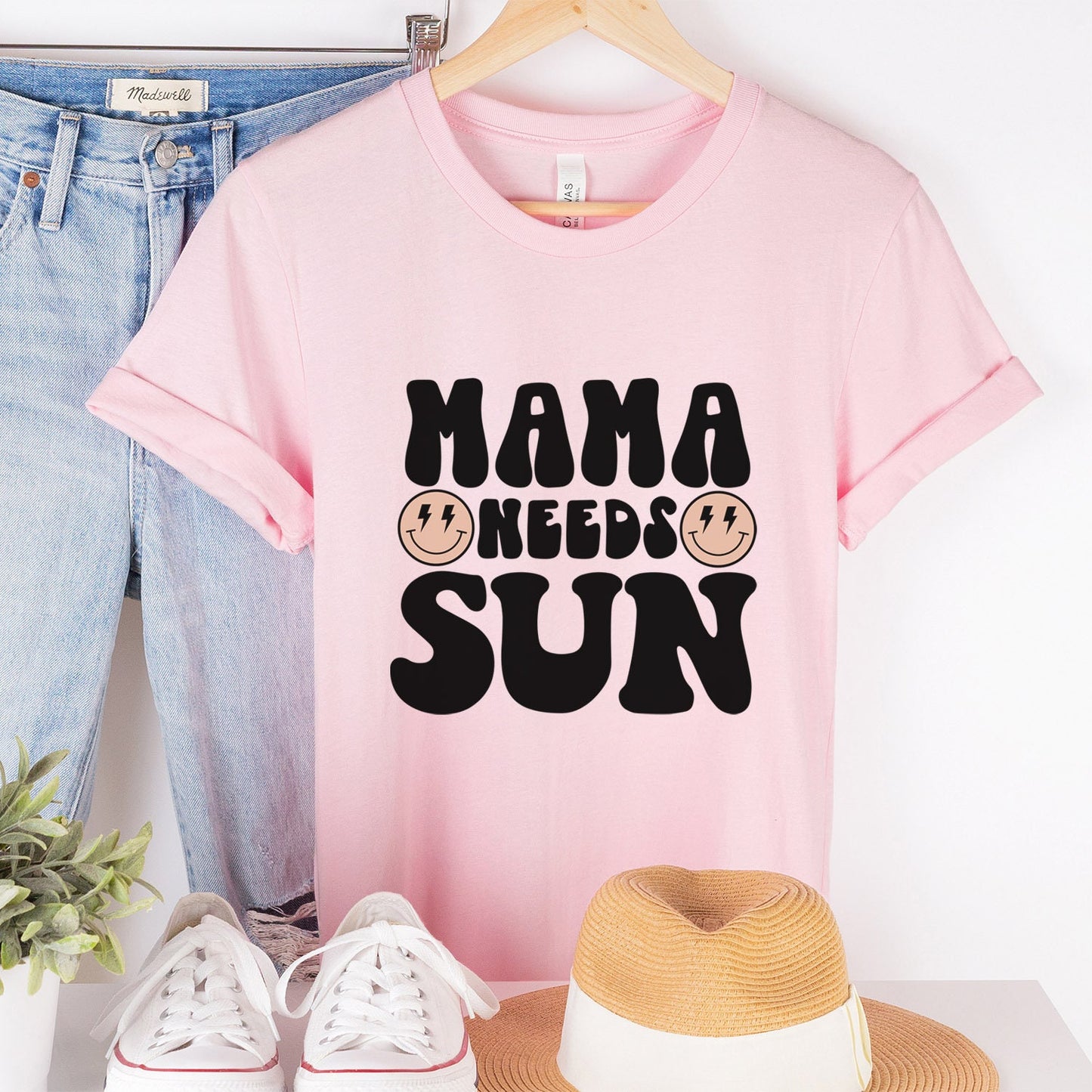 Funny Mama Shirt, Mama Needs Sun Shirt, Funny Summer Shirt, Beach T-Shirt, Women Beach Shirt, Vacation Shirt for Mom, Shirt for Women