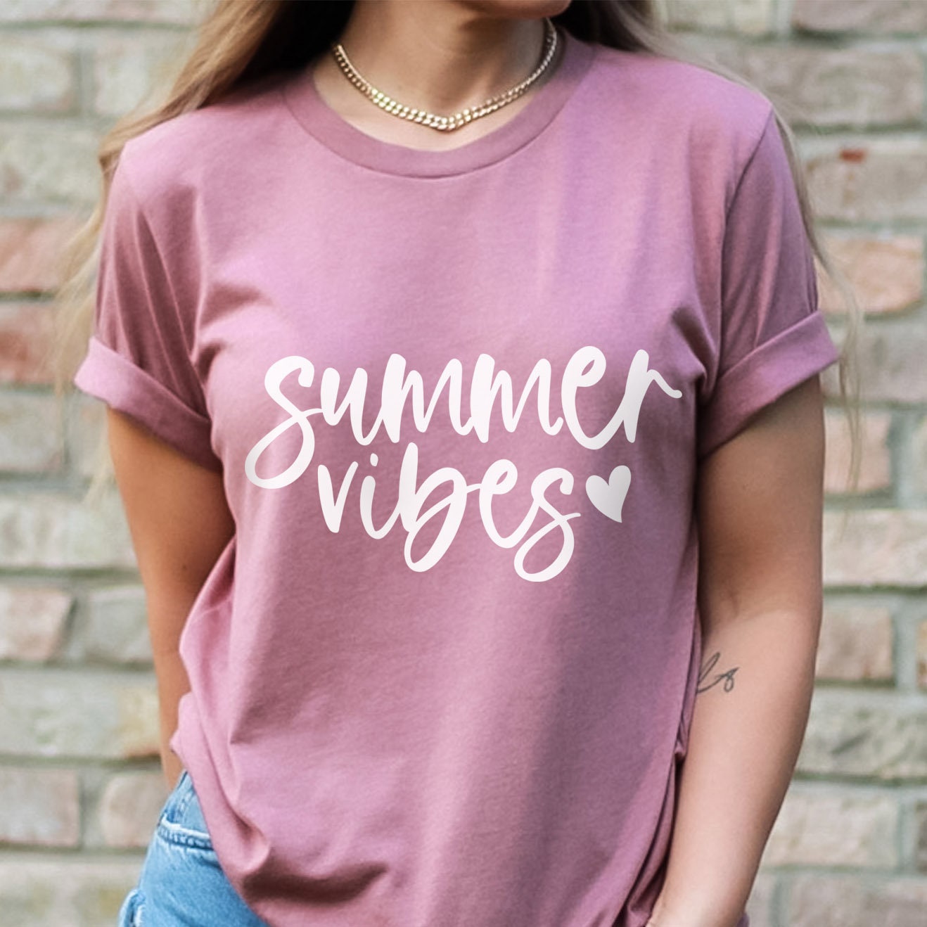 T-shirt d'été pour femme, chemise Summer Vibes, chemises d'été, chemises de plage pour femme, chemise de vacances, chemises de plage