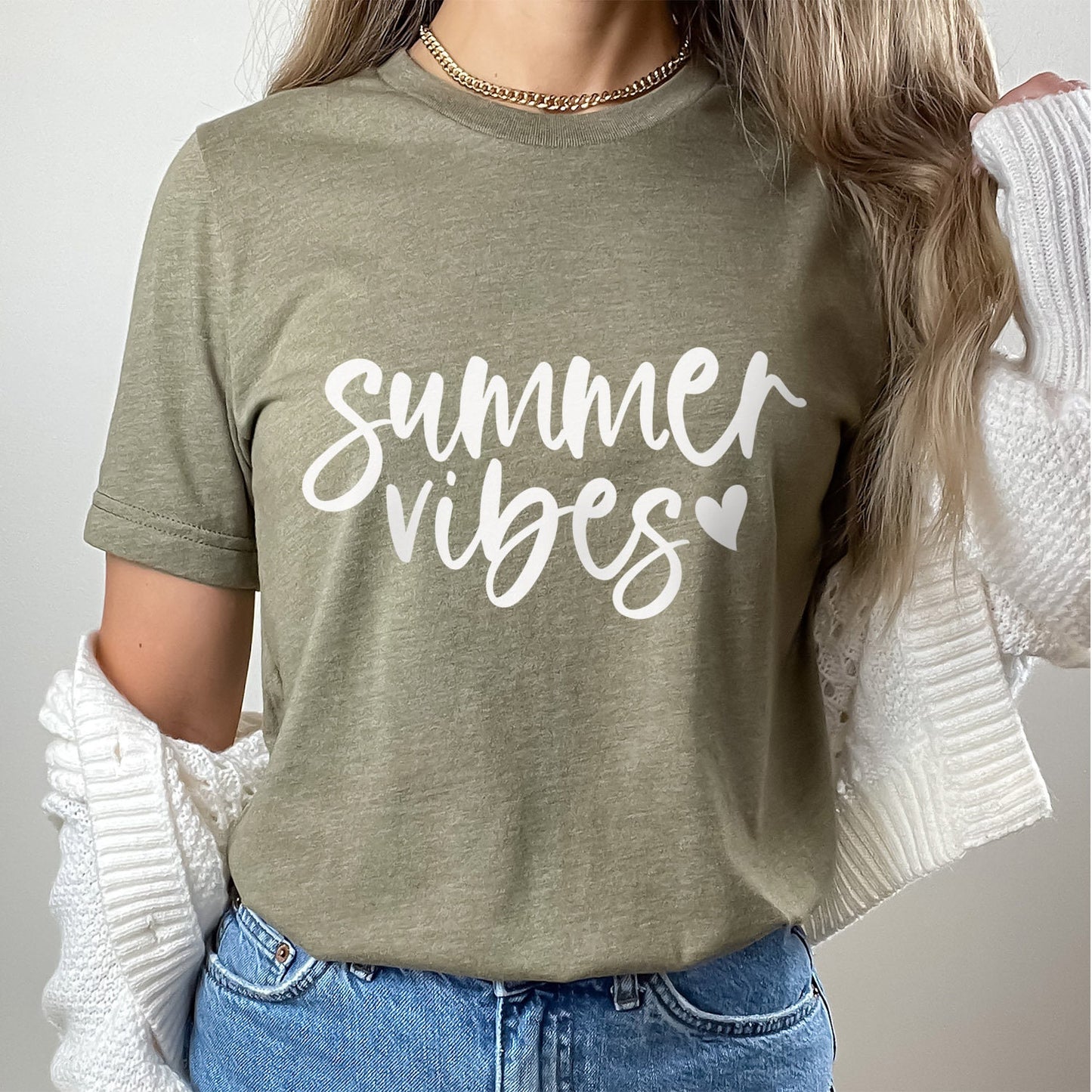 T-shirt d'été pour femme, chemise Summer Vibes, chemises d'été, chemises de plage pour femme, chemise de vacances, chemises de plage