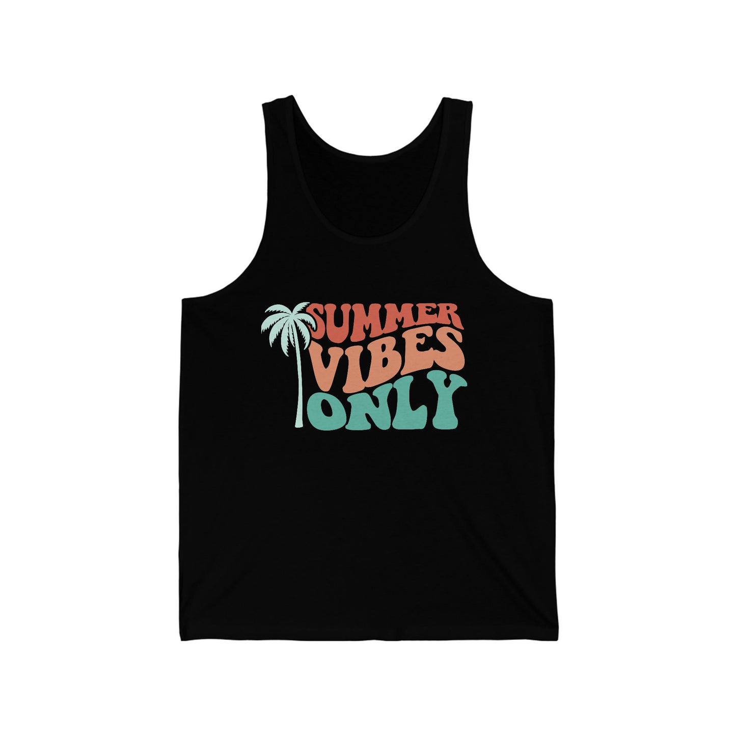 Summer Vibes Only Tank Shirt, Retro Shirts, Tank for Summer, Women Tank Top, Men Tank Top, Beach Shirts, Vacation Shirt