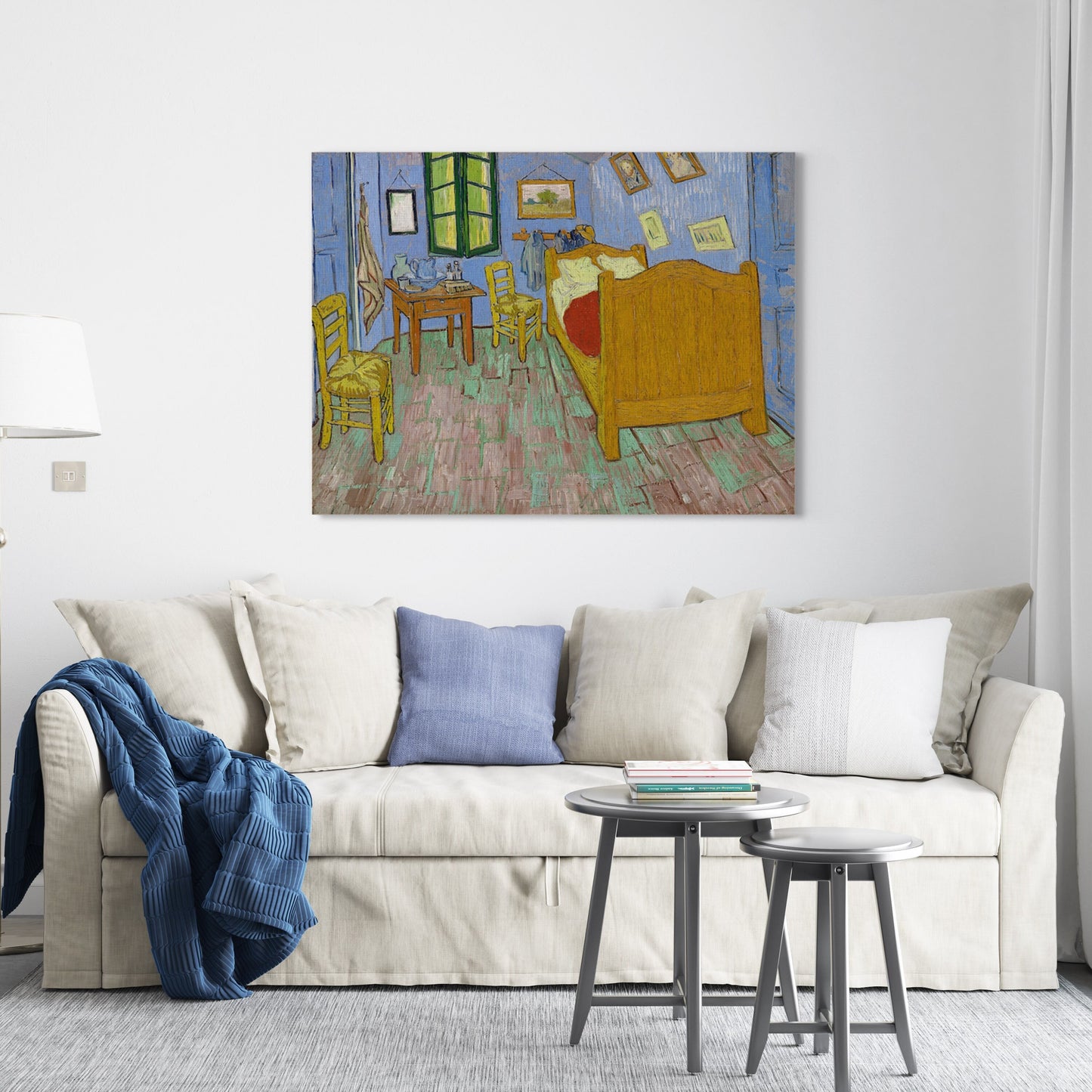 Vincent Van Gogh The Bedroom Stretched Canvas Wall Art, Van Gogh Art Reproduction Canvas Print, Modern Art Canvas Painting