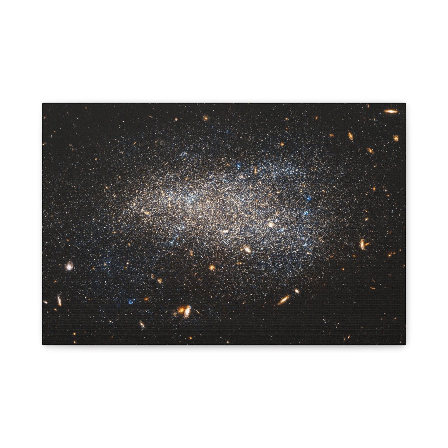 Galaxy in the Constellation Stretched Canvas Print, Hubble Space Telescope Images Print, Coma Berenices NASA Print Space Art, Ready to Hang