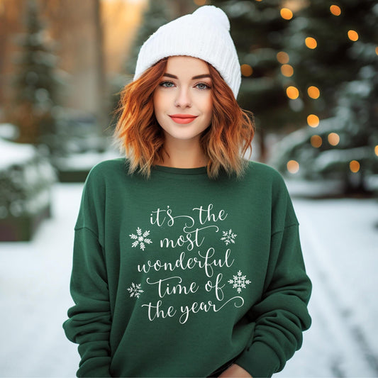 Sweat-shirt cadeau de Nouvel An, sweat-shirt cadeau de vacances, t-shirt cadeau d'hiver de Noël, sweat-shirt inspirant unisexe, cadeau pour elle, cadeau pour lui