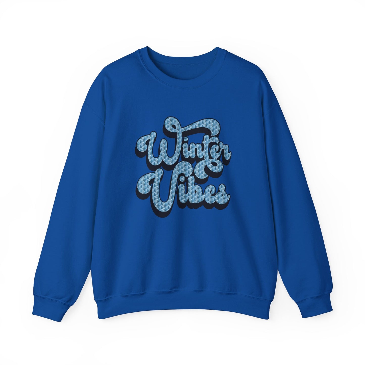 Sweat-shirt rétro Winter Vibes, sweat-shirt cadeau inspirant, sweat-shirt cadeau de vacances, sweat-shirt cadeau unisexe, cadeau pour elle et lui