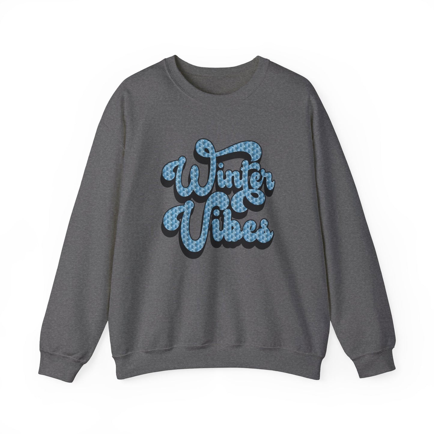 Sweat-shirt rétro Winter Vibes, sweat-shirt cadeau inspirant, sweat-shirt cadeau de vacances, sweat-shirt cadeau unisexe, cadeau pour elle et lui