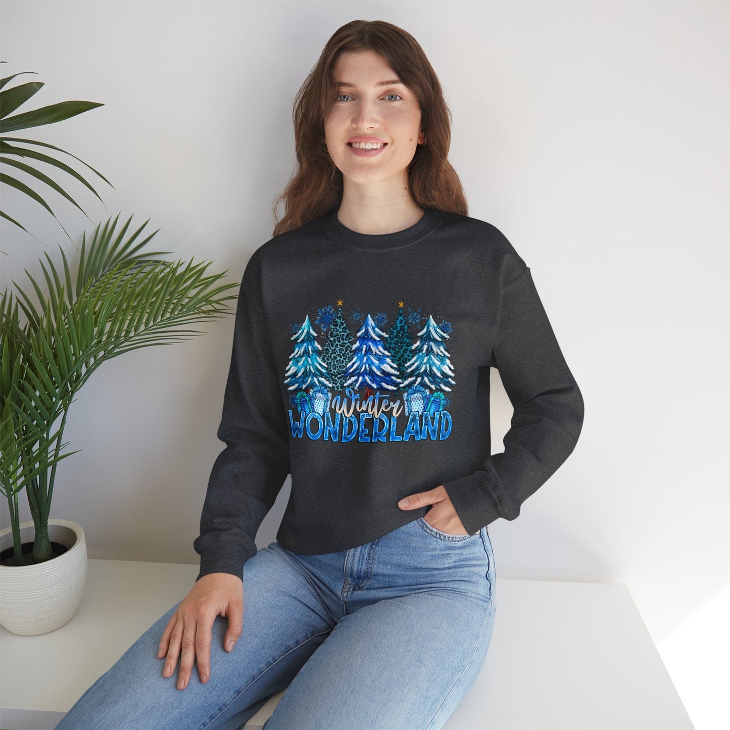 Winter Wonderland Sweatshirt, Christmas Snow Shirt, Holidays Gift Sweatshirt, Winter Sweatshirt, Xmas Unisex Gift Sweatshirt, Gift for Her