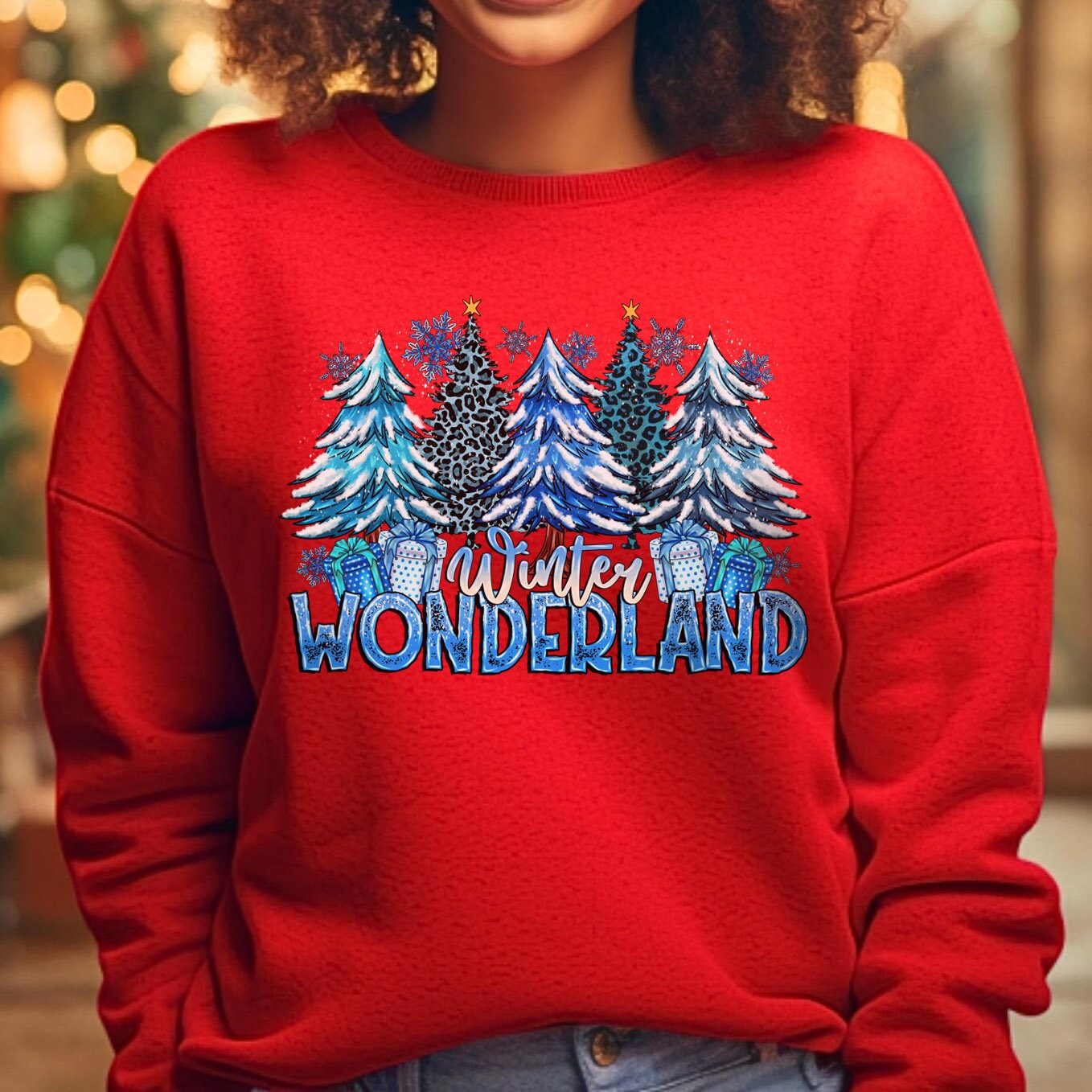 Winter Wonderland Sweatshirt, Christmas Snow Shirt, Holidays Gift Sweatshirt, Winter Sweatshirt, Xmas Unisex Gift Sweatshirt, Gift for Her