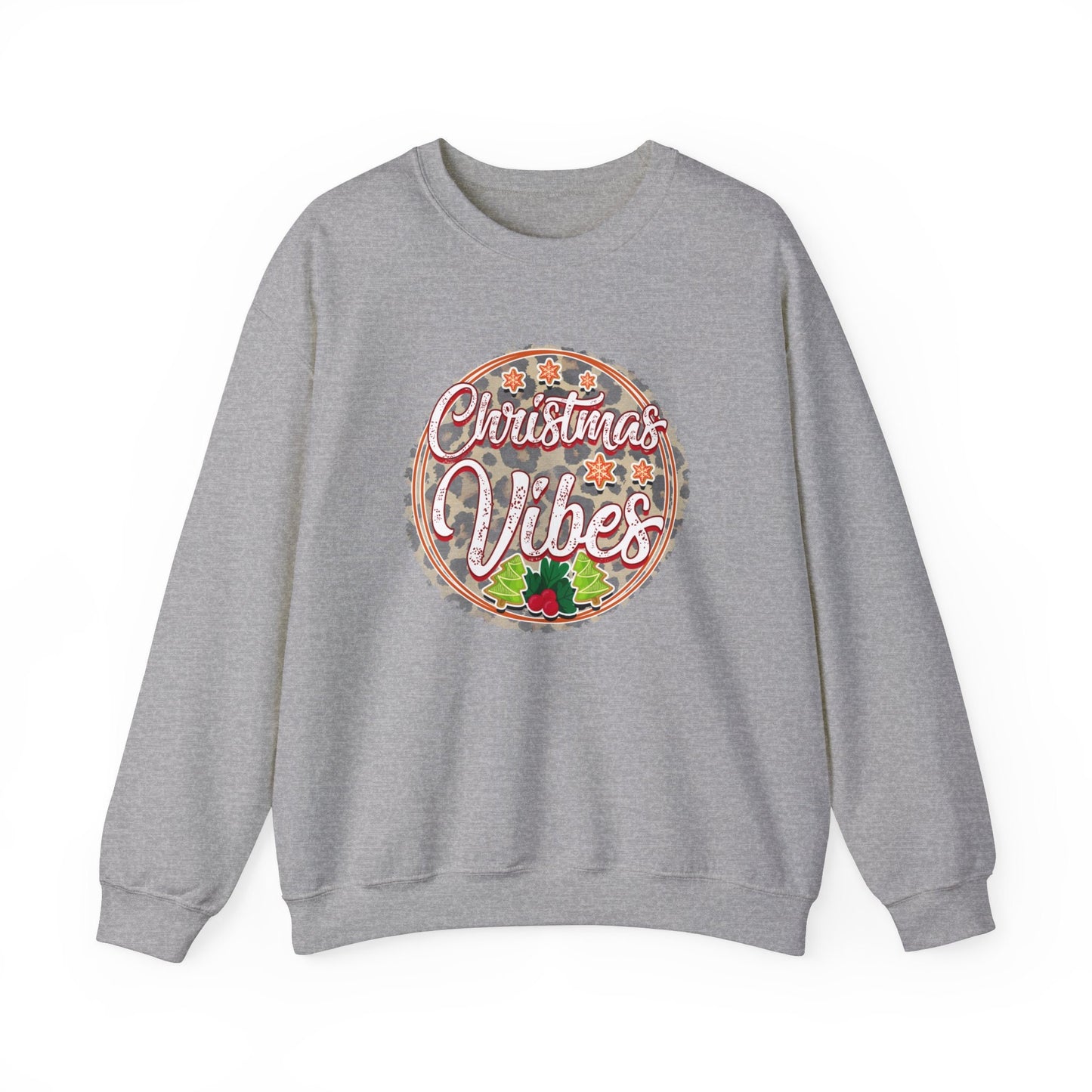 Christmas Vibes Sweatshirt, Christmas Long Sleeves Shirt, Holidays Gift Sweatshirt, Winter Sweatshirt, Xmas Unisex Gift Sweatshirt