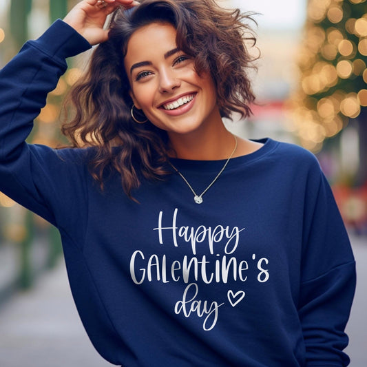 Sweat-shirt drôle pour la Saint-Valentin, chemise drôle à manches longues pour la Saint-Valentin, chemise anti-Saint-Valentin, cadeau pour elle, cadeau pour lui