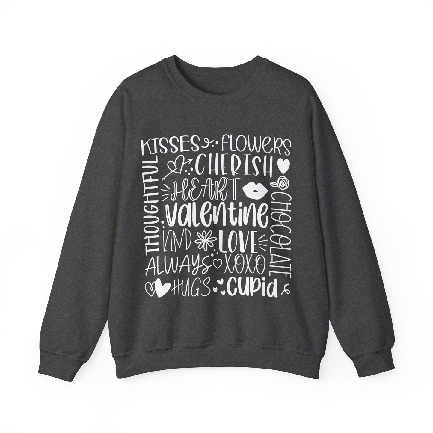 Valentine's Day Love Sweatshirt, Valentines Day Long Sleeves Love Shirt, Love Shirt with Heart for Valentines Day, Funny Valentine Day Shirt