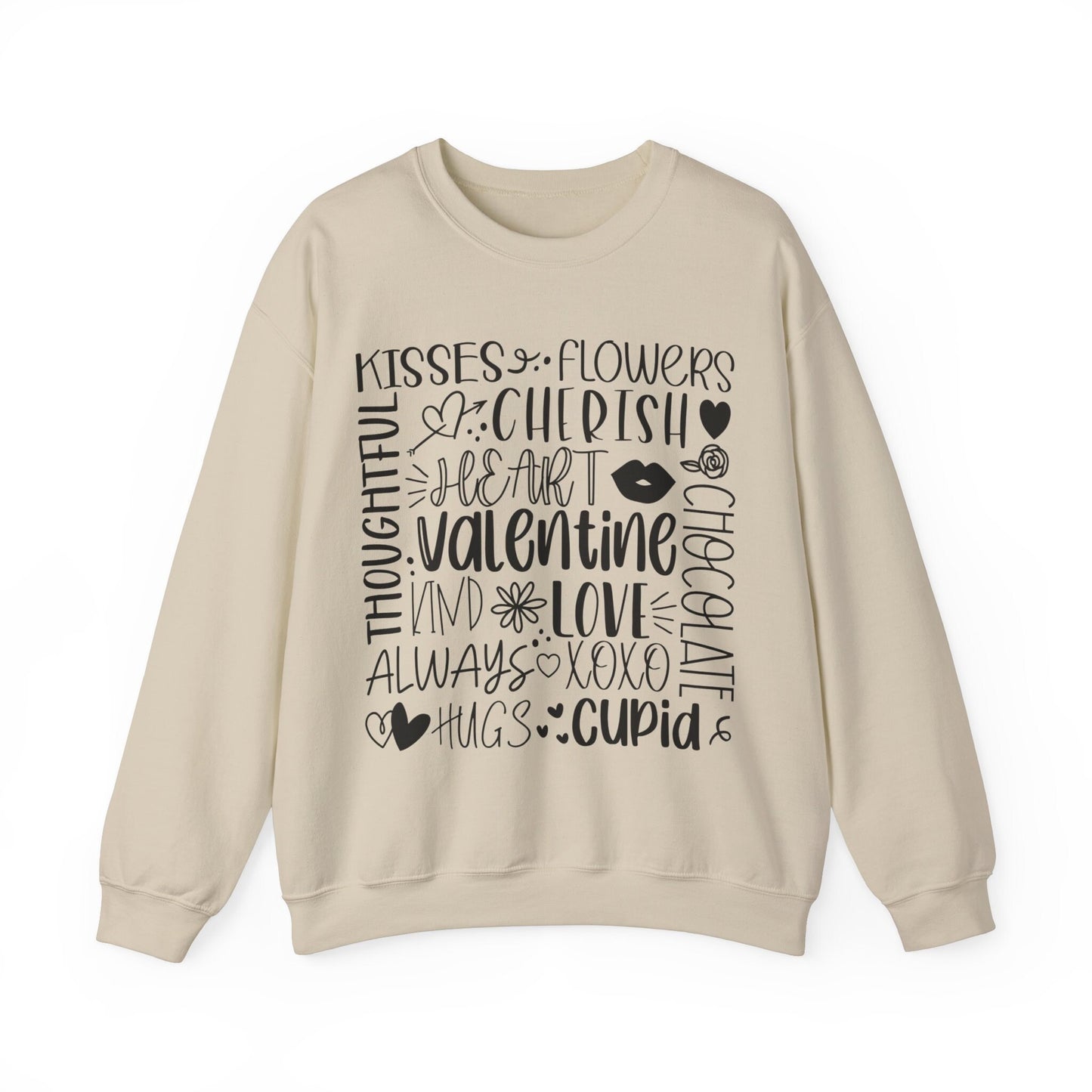 Valentine's Day Love Sweatshirt, Valentines Day Long Sleeves Love Shirt, Love Shirt with Heart for Valentines Day, Funny Valentine Day Shirt